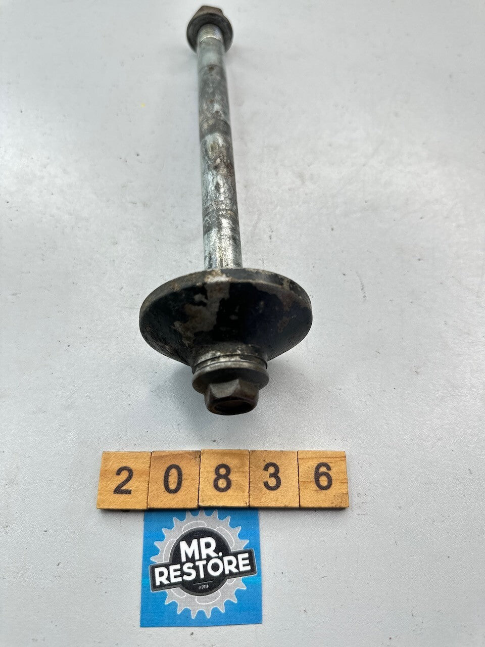 Kawasaki Z250 KZ250 Front Wheel Axle, Spacer & Nut 41068-1029  92027-1218