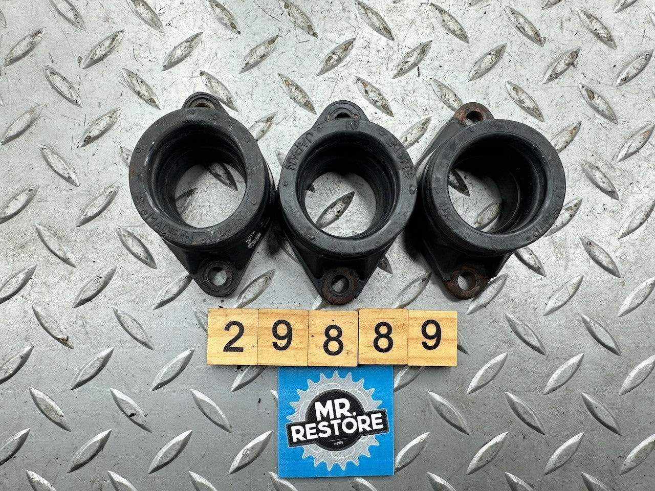 Suzuki GS1000 GS850 GS750 Carburettor Inlet Intake Pipe Rubber x3 - 13110-45010