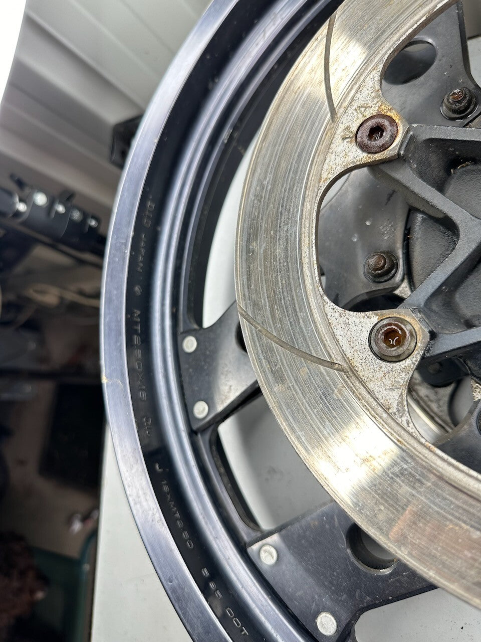 Honda VF1000 18" x 2.50 Front Wheel (Stamped May 1985)