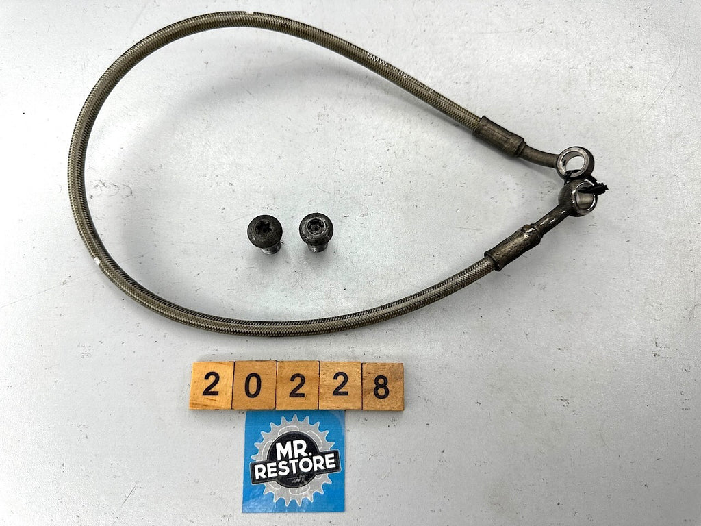 BMW F800S F800ST OEM Braided Rear Brake Hose 34217686799
