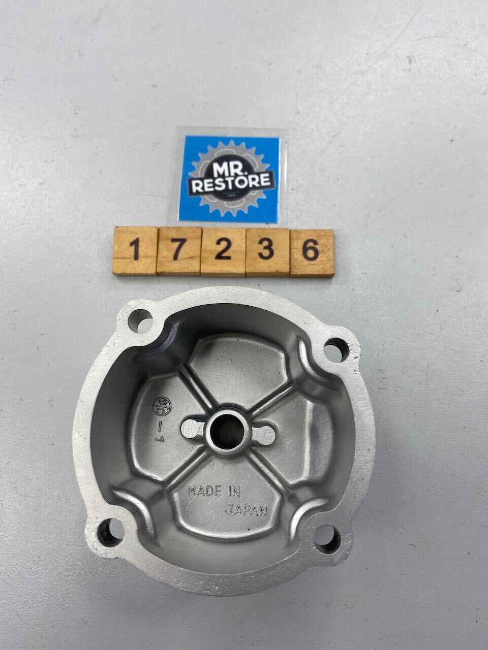 Kawasaki LTD440 KZ440 LTD Engine Side Cover (Water Cooled) Vapour Blasted