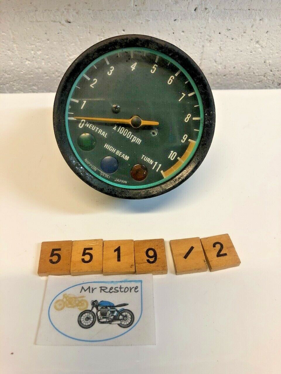 Kawasaki KL KL250 Tachometer with Neutral High Beam & Turn - 2 available