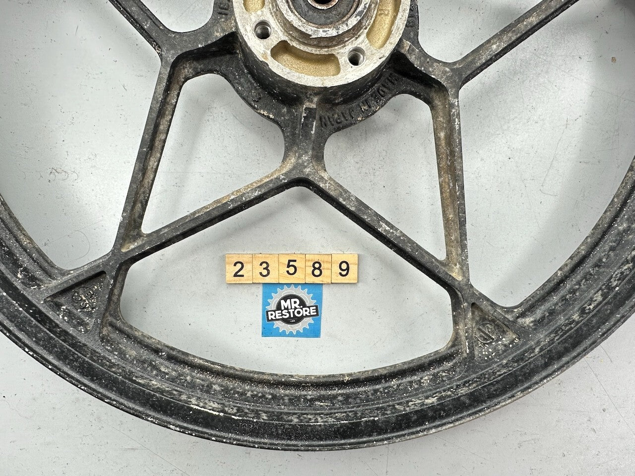 Suzuki Classic Vintage Rear Wheel (GS ? GT200 ? GSX ?) 18x1.60 (Dated Sep 1982)