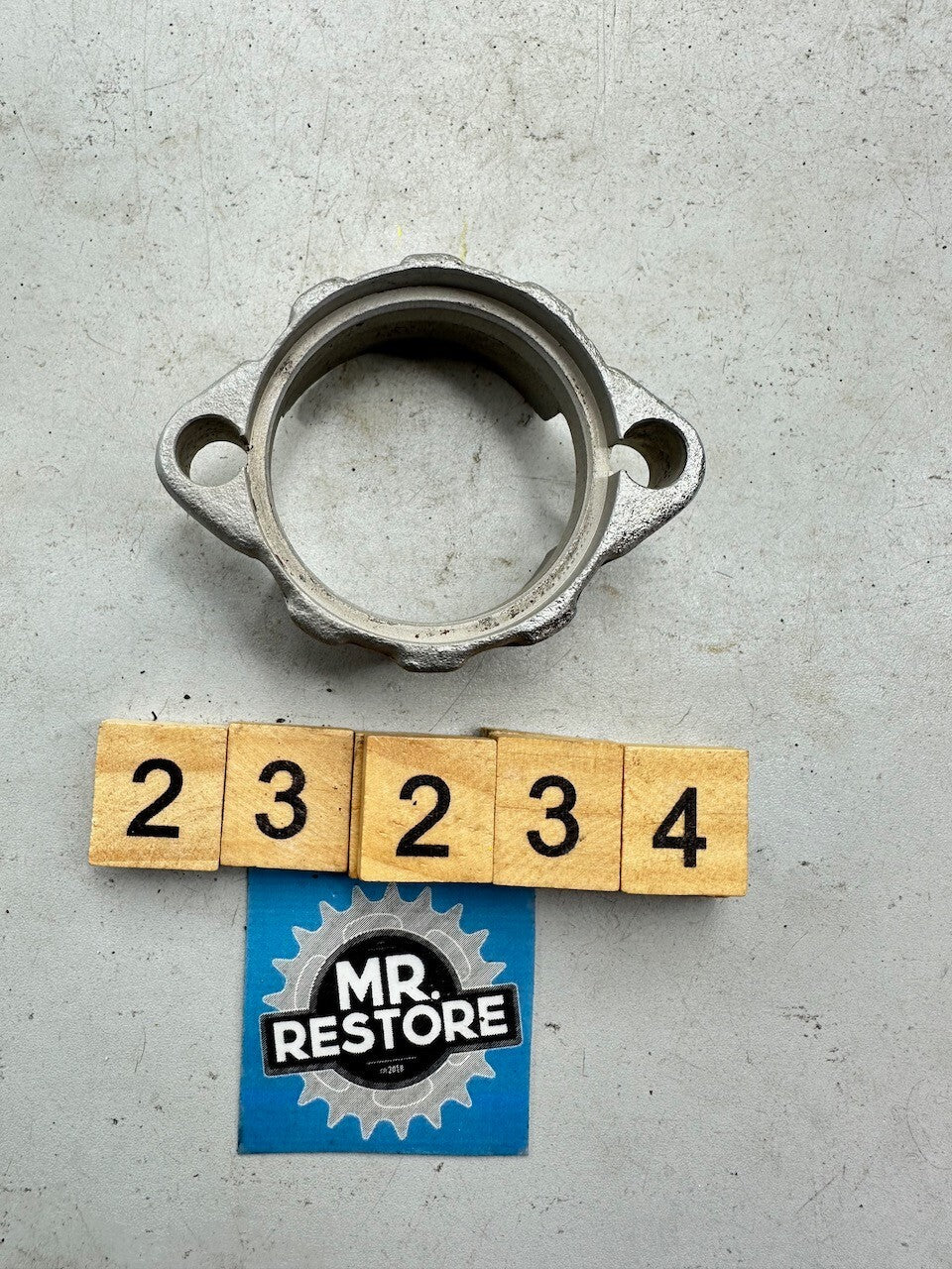 Yamaha TX500 '73-74' XS500 '75-78' OEM Exhaust Ring Nut Flange Joint Clamp