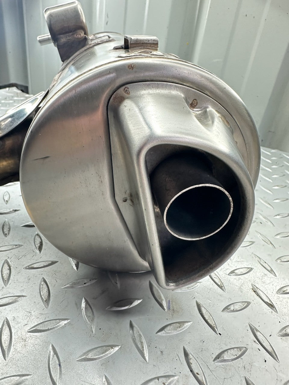 BMW G650GS 2010-16 Right Exhaust Muffler 18127728066  18127728050
