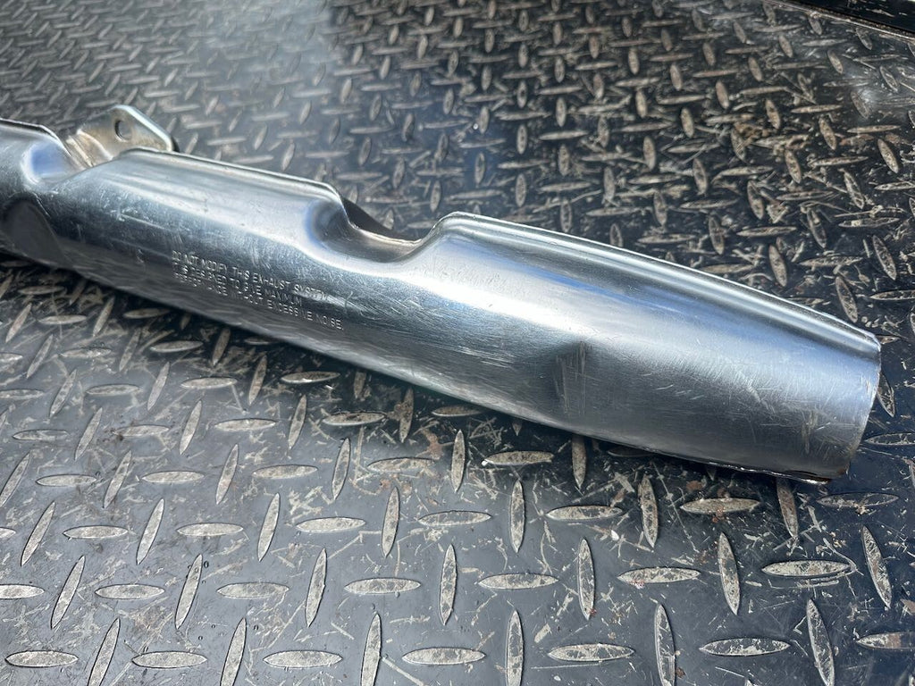 Suzuki T250 L/H Exhaust Pipe Silencer Muffler & Baffle
