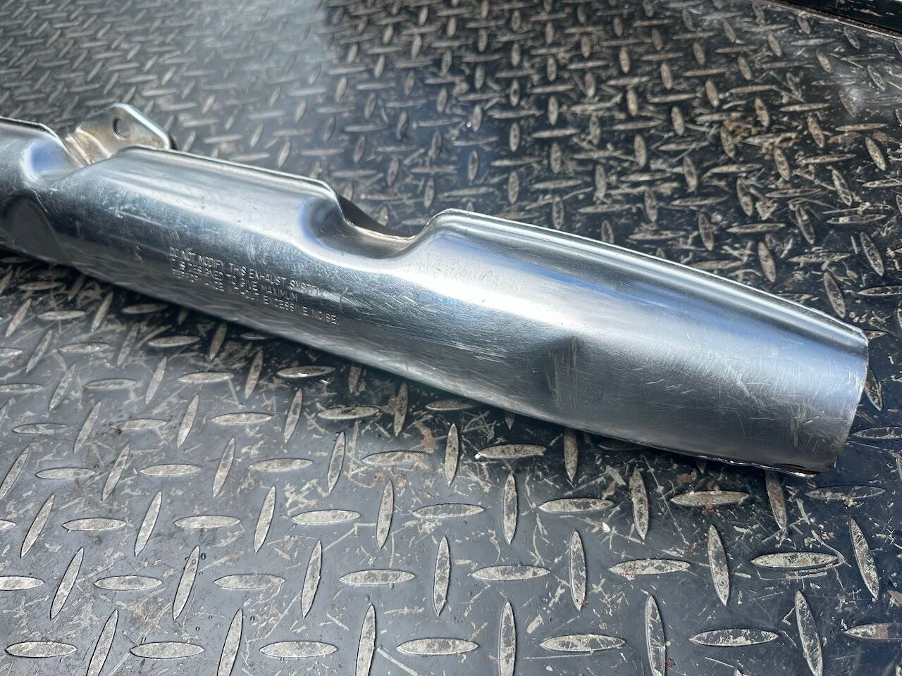 Suzuki T250 L/H Exhaust Pipe Silencer Muffler & Baffle