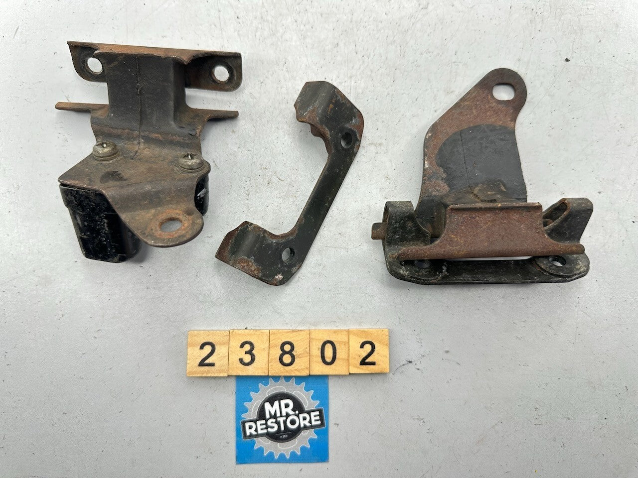 Honda CB900 Boldor CB1000 CB750 Pair Seat Bracket Stays & Helmet Lock