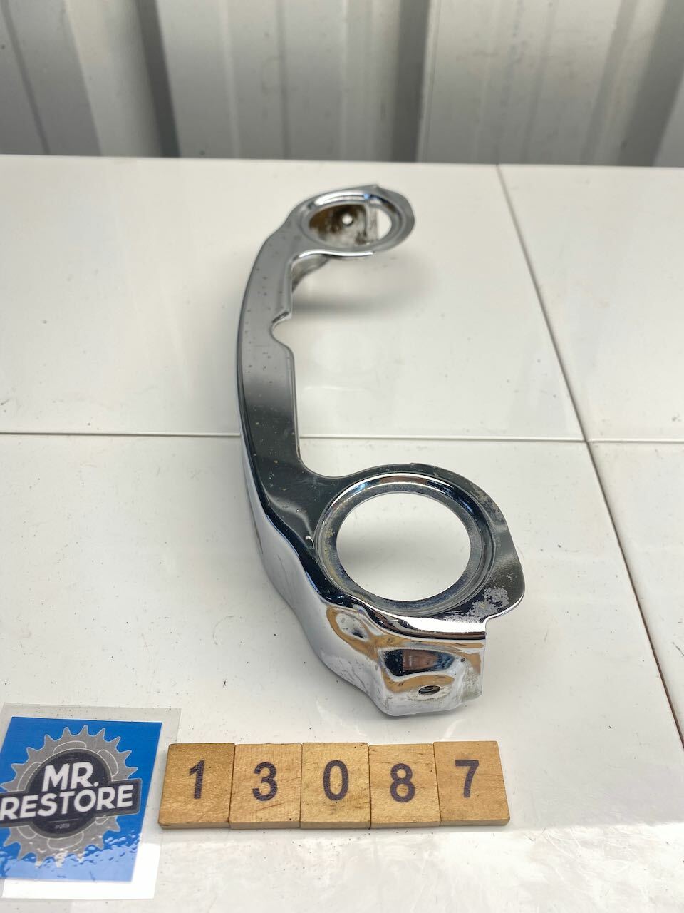 Suzuki GSX750 37mm Chrome Fork Cover - Chrome V good