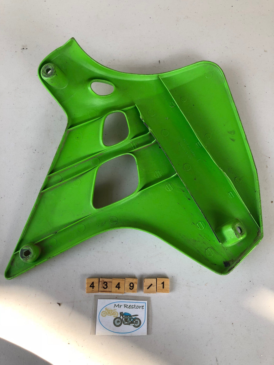 Kawasaki KX250 KDX125 (2 available) Side Panel Genuine OEM 49089-1092 VMX