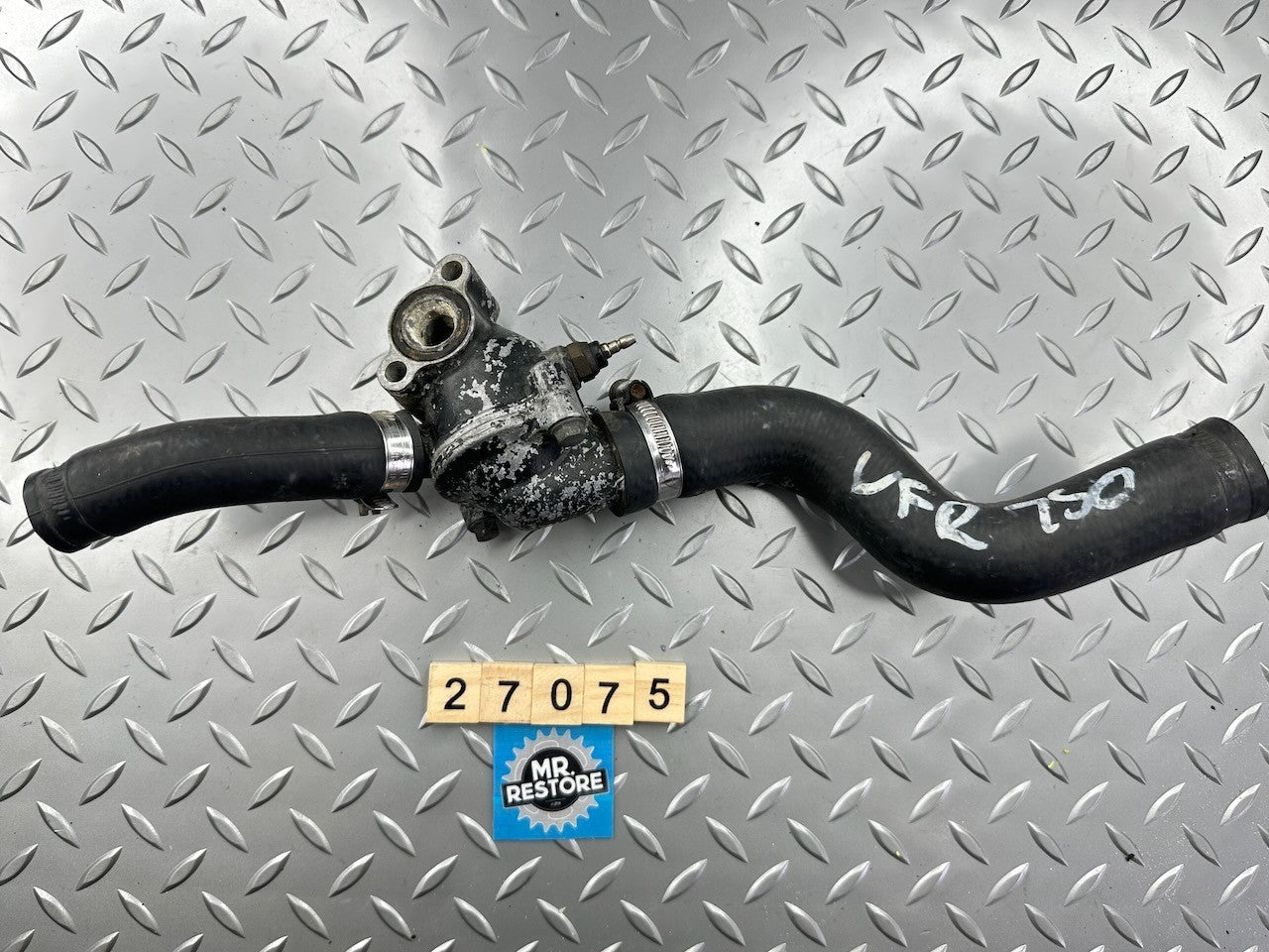 Honda VFR750 F Interceptor VFR700 - Thermostat Case Housing / Cover & Hoses