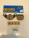 Kawasaki KX125 KX250 KX80 KMX125 AR50 EMGO Brake Pads - see photo for years