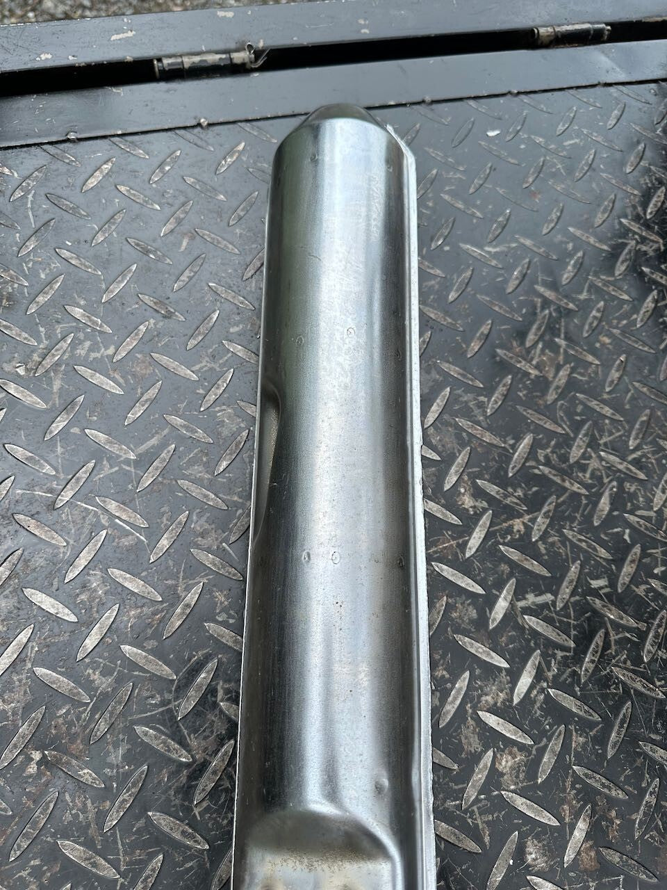 Suzuki GT250 R/H Exhaust Pipe Silencer Muffler & Baffle