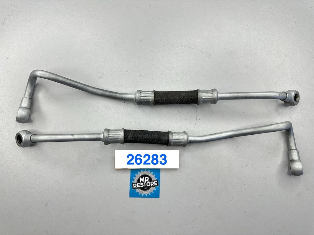 Yamaha FZR1000 '87-88' Oil Cooler Hose Line Pipes (Pair) 2GH-13464  2GH-13465