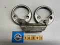 Vintage Classic Japanese Meter Clock Bracket & Chrome Surrounds (Probably Honda)