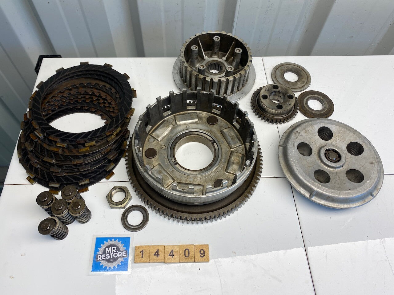 Kawasaki GPZ900R ZX900 Full Clutch Assy & parts 13081-1175
