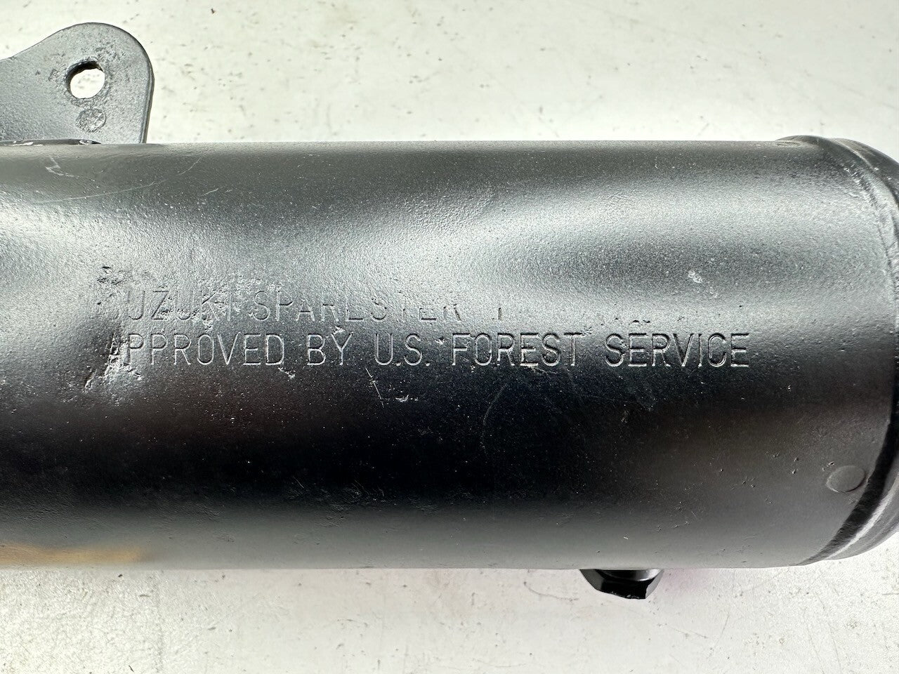 Suzuki PE250 OEM Exhaust Silencer (re-painted)