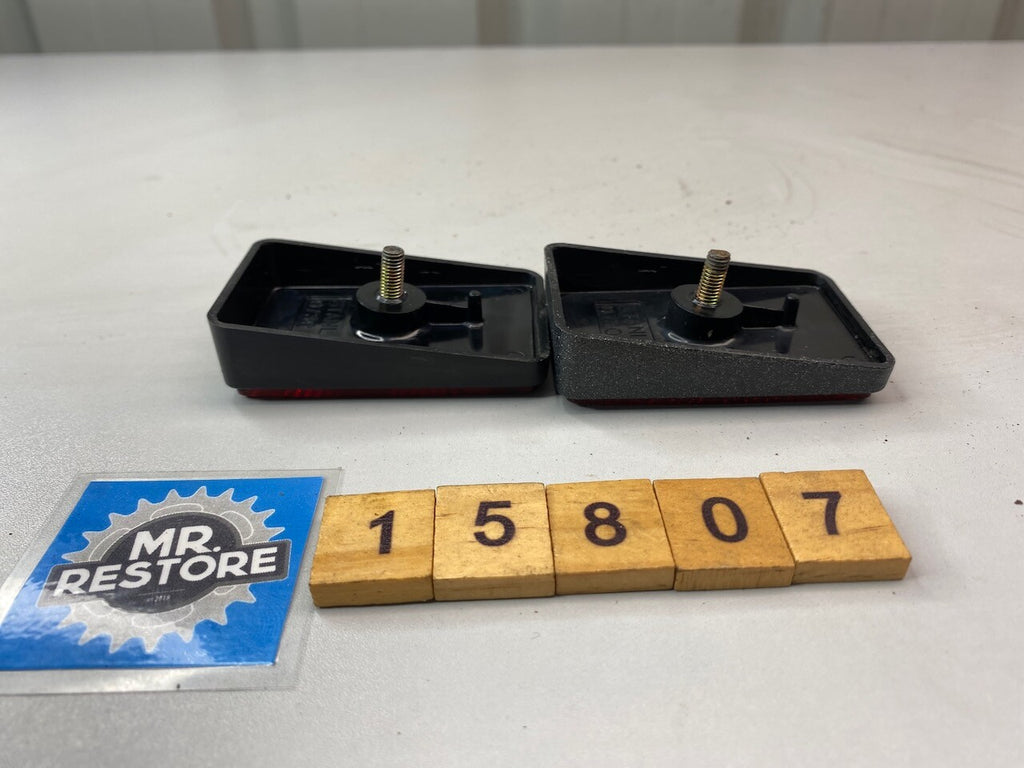 Kawasaki GPX250 EX250 Rear Fender Side Reflectors OEM Stanley Pair