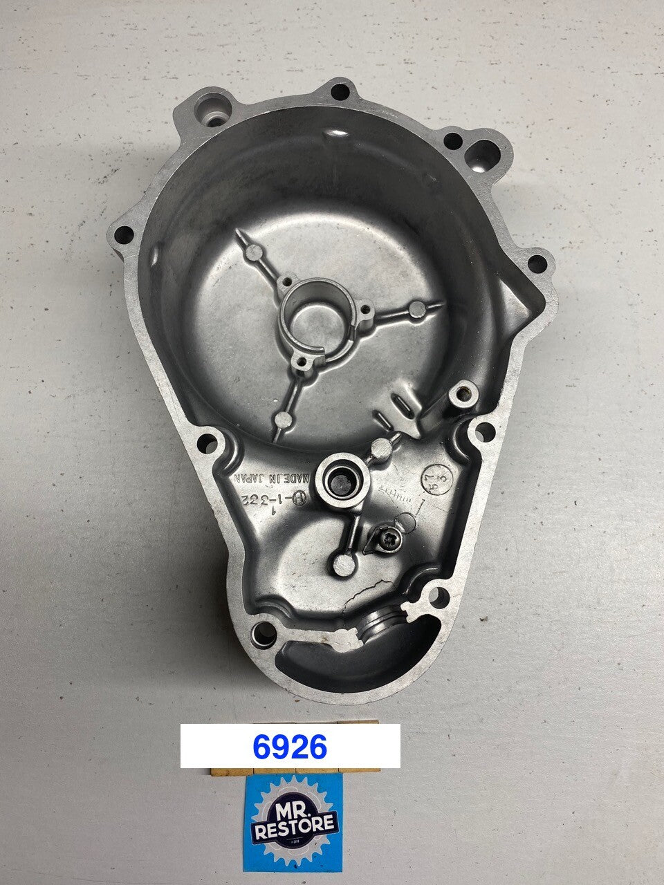 Suzuki GSX400/4 Engine Side Case Cover - Vapour Blasted