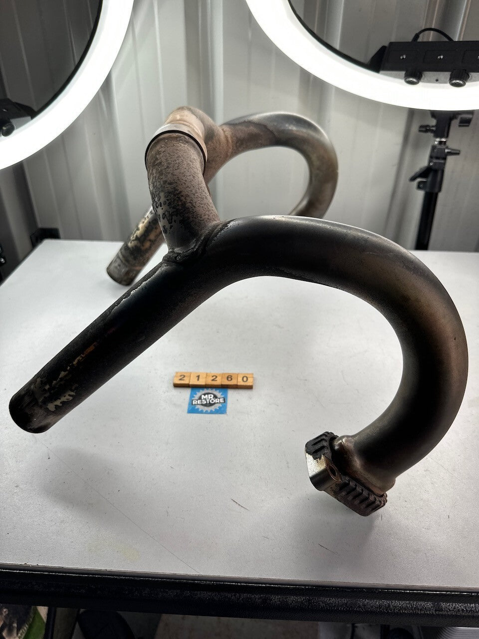 BMW R1150GS Exhaust Headers & Clamp 18111342953 18111342954