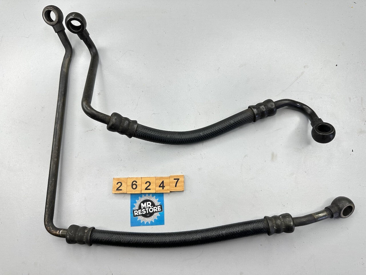 Kawasaki ZZR1100 ZX1100 Ninja ZX-11 - Pair of Oil Cooler Hose Line Pipes