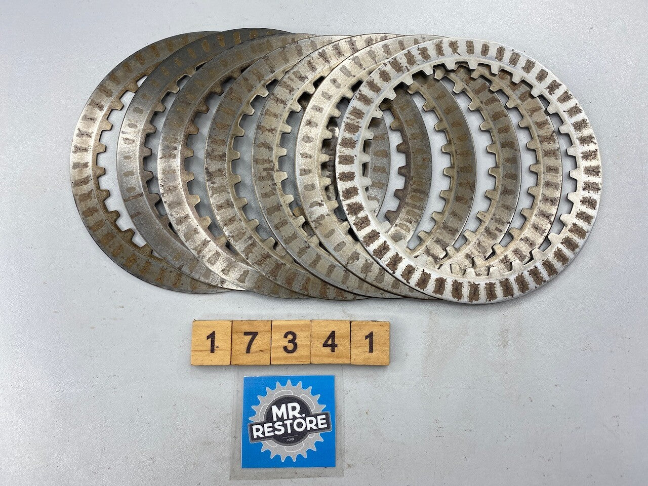 Suzuki RM125 1992-08 Clutch Driven Plate Set of 7 - 21451-43D00