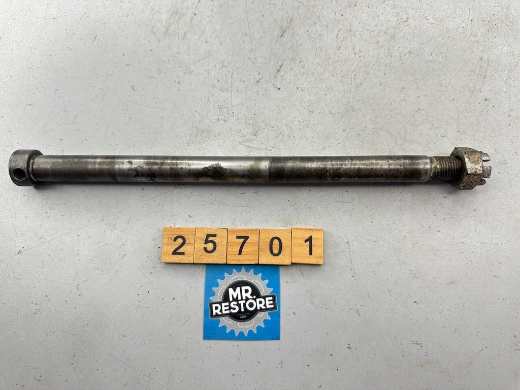 Yamaha TY250 A Rear Wheel Axle & Castle Nut
