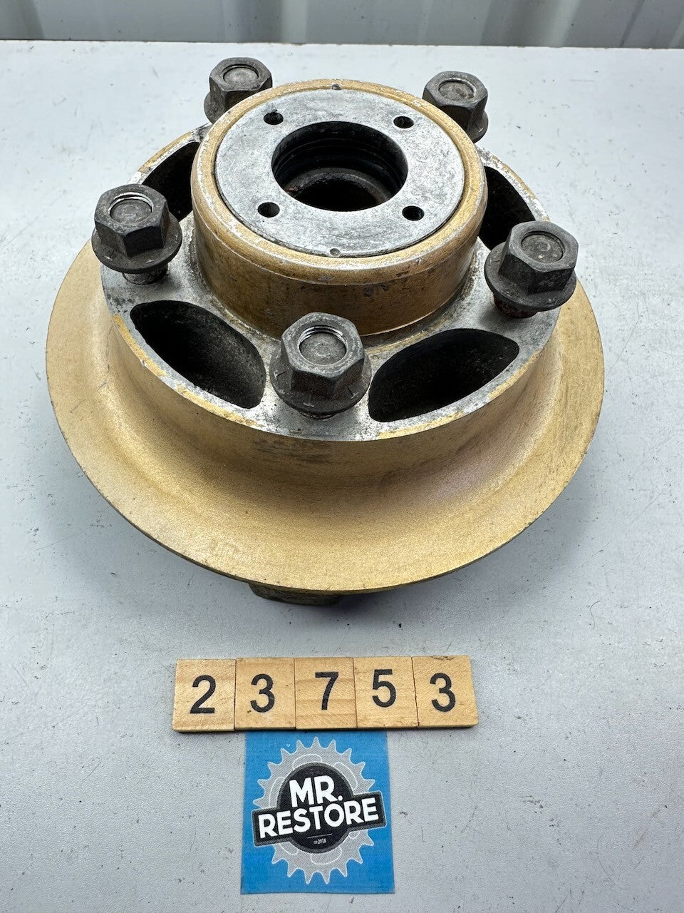 Honda CB900 Boldor CB750F CBX1000 Rear Wheel Hub Sprocket Carrier (OEM Gold)