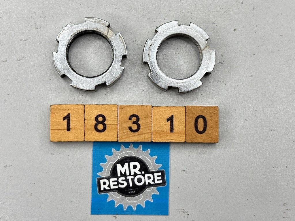 Yamaha Vintage Classic Motorcycle Many Models Steering Nut Pair 901-79250-33