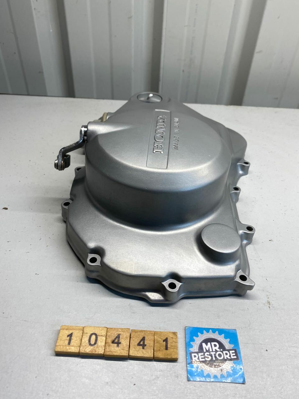 Honda CB400T Crankcase Clutch Cover, Clutch lever & Other Parts Vapour Blasted
