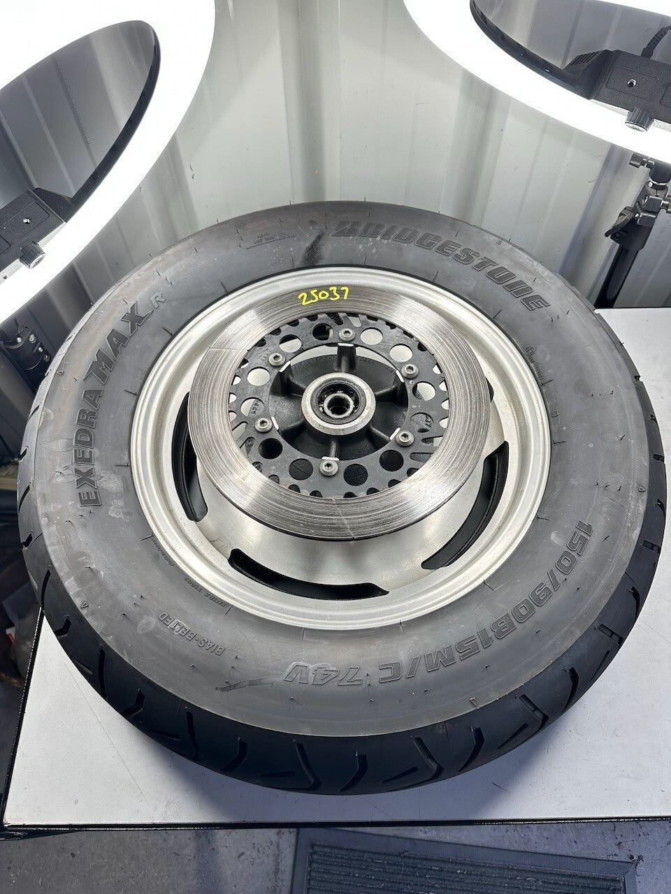 Yamaha V-Max 1200 VMX12 1985 Rear Wheel 15 x 3.5 (Recent Bridgestone Tyre)
