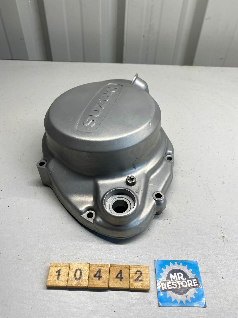 Suzuki TC185 Crankcase Clutch Cover - Vapour Blasted