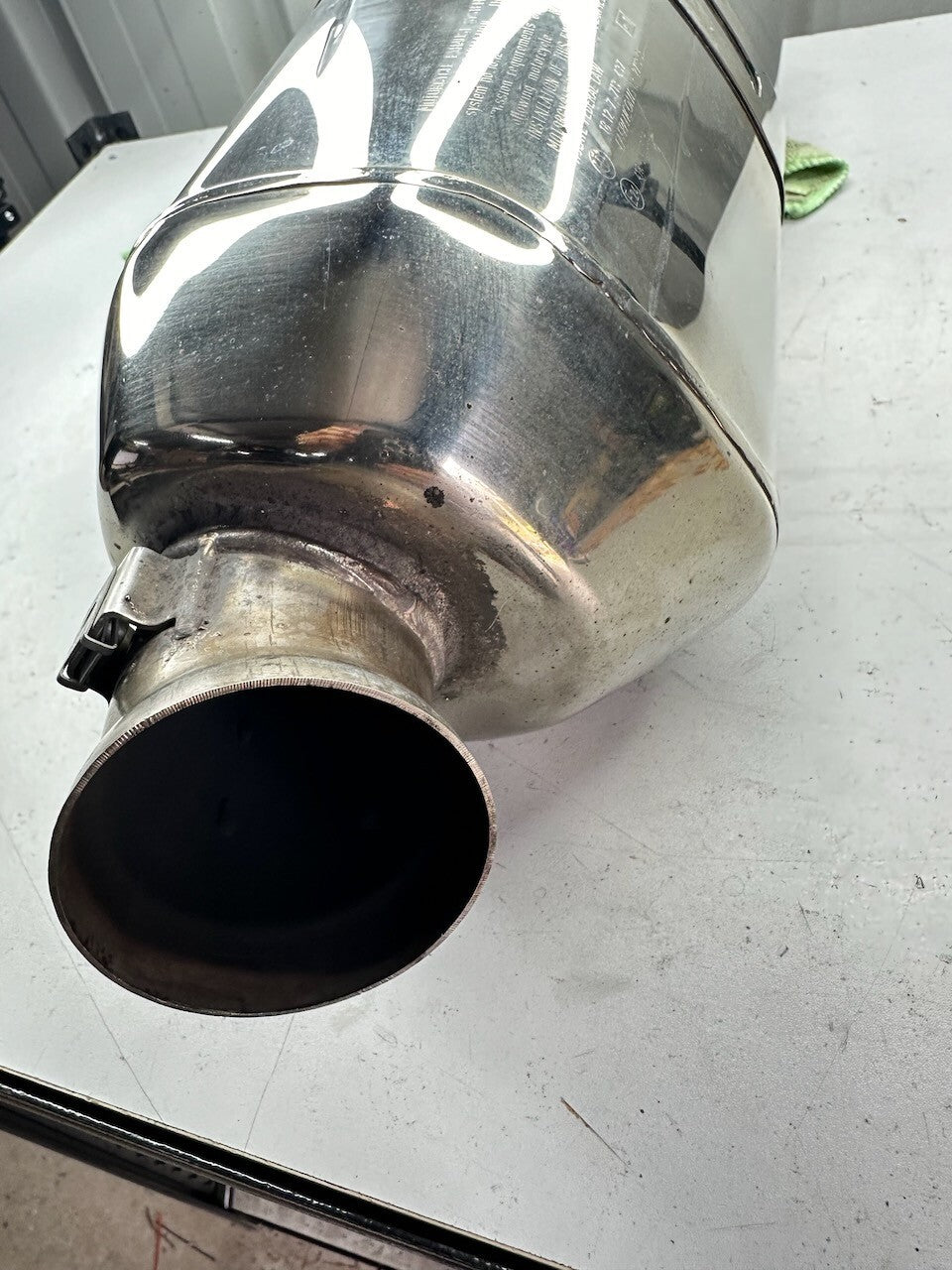BMW K1300R K1300S OEM Catalytic Converter Muffler End Can 18127713437