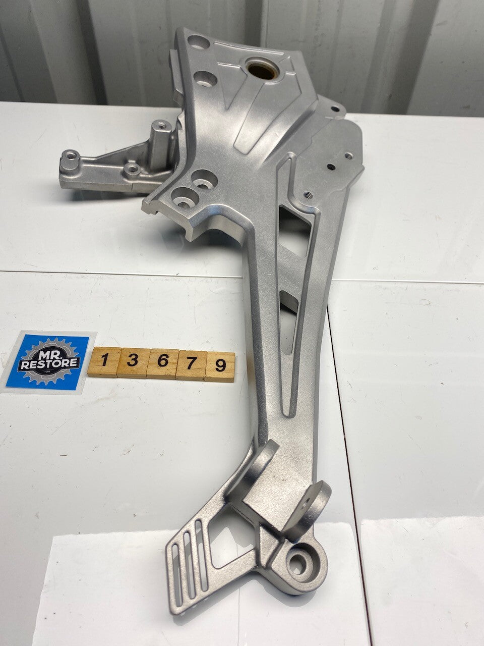Kawasaki GPZ900R GPZ750R R/H Foot Rest Bracket - Vapour Blasted