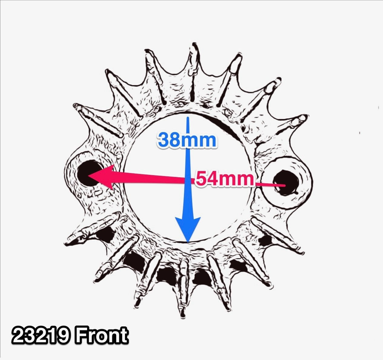 Honda CB CL ?? OEM Exhaust Ring Nut Flange Joint Clamp