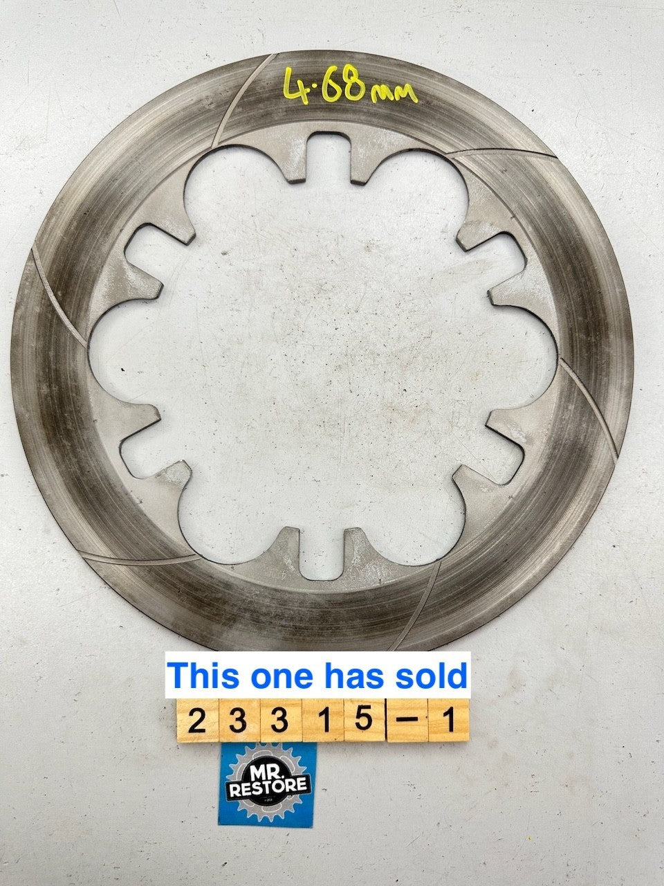 Honda VF1000R OEM Right Hand Front Brake Disc 45251-MJ4-000