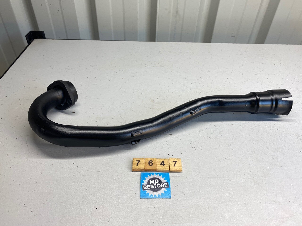 Kawasaki KLX250 Exhaust Header - OEM - KHI F033 - Painted