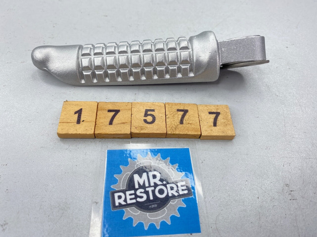 Suzuki RG500 RG400 OEM L/H Riders Footrest Peg - Vapour Blasted - 43502-04A00