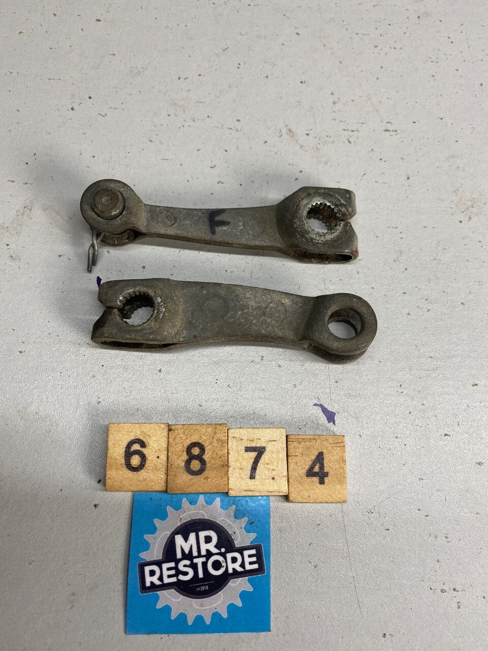 Suzuki U50 Front & Rear Drum Brake Pull Levers