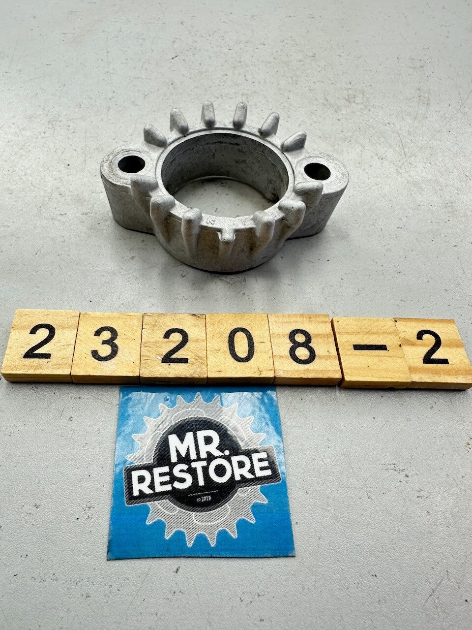 Suzuki GSX400F '81-82' OEM Alloy Exhaust Ring Nut Flange Joint Clamp 14182-34200