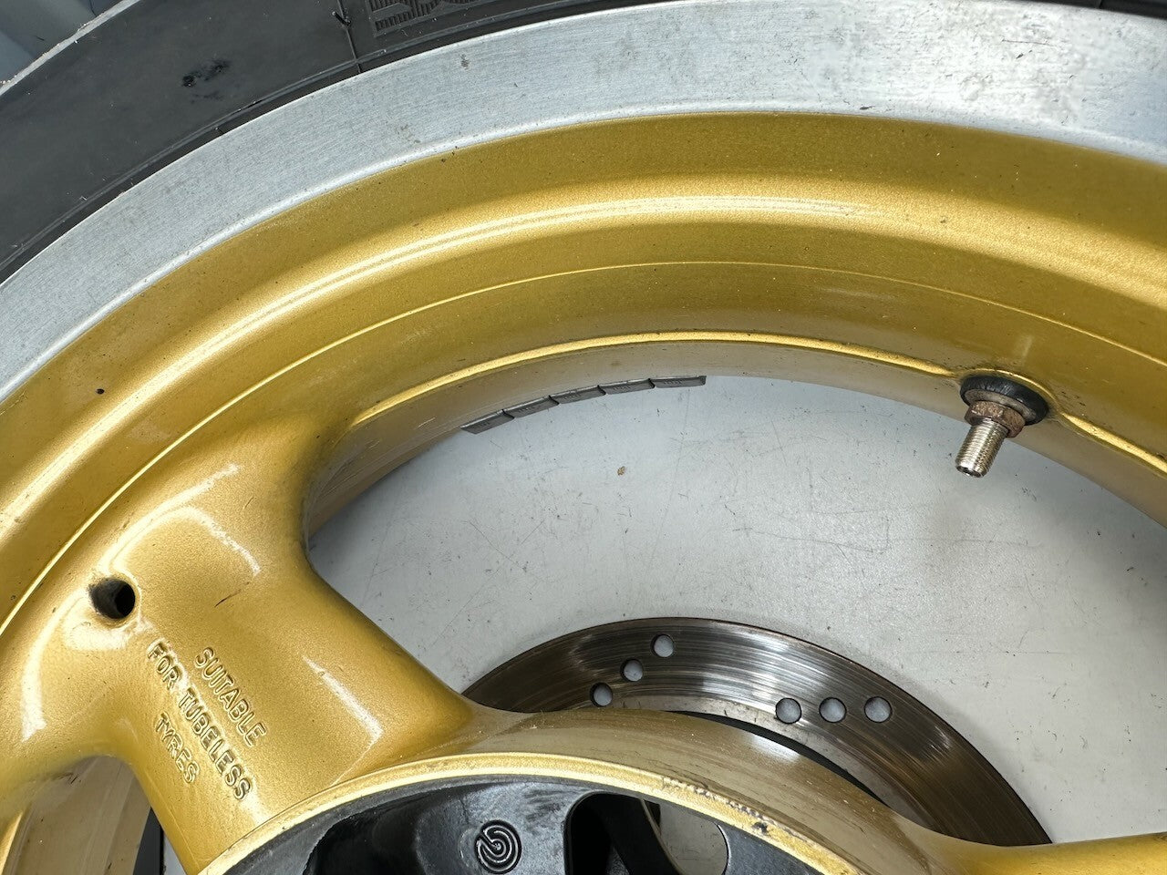 Triumph Speed Triple T300 - 17 x 5.50 Rear Wheel in VGC