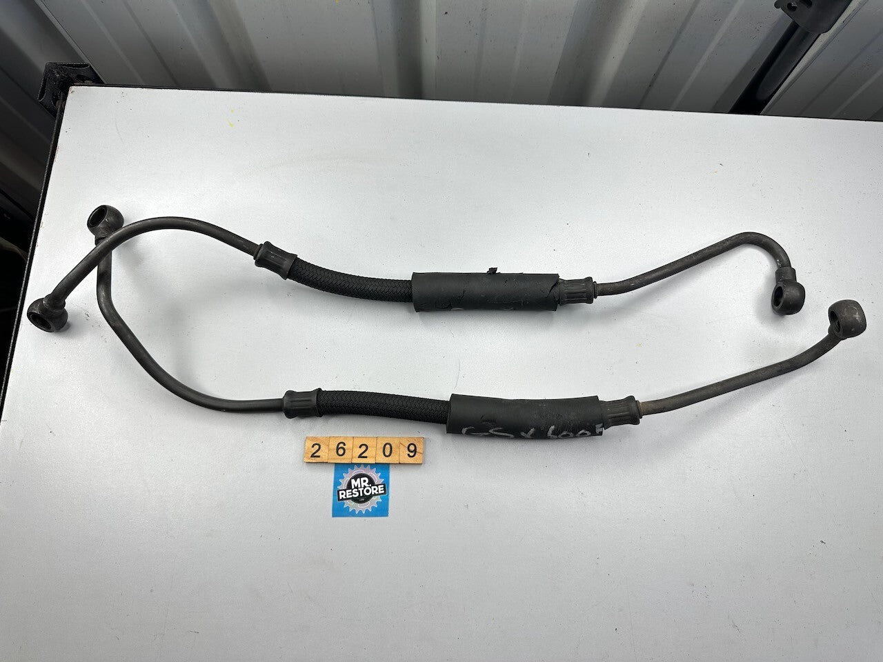 Suzuki GSX600F '88-96' Pair Oil Cooler Hose Line Pipes 16460-19C02 16470-19C01