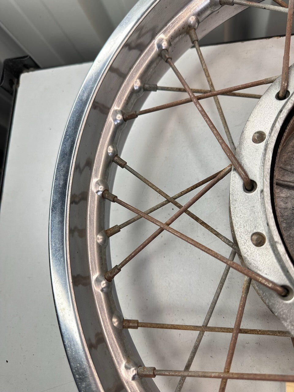 Kawasaki KH500 OEM Takasago 18" Rear Wheel