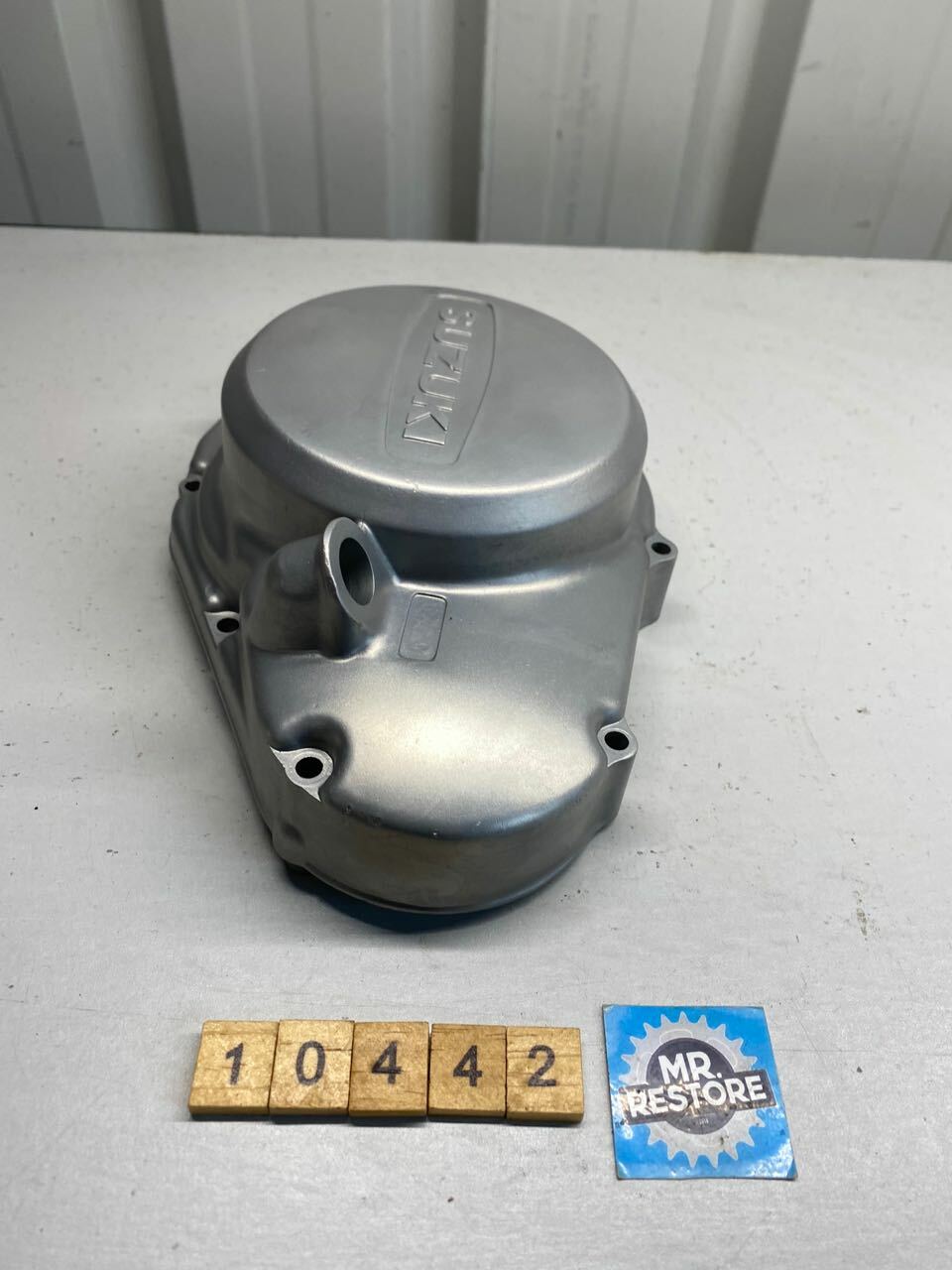 Suzuki TC185 Crankcase Clutch Cover - Vapour Blasted