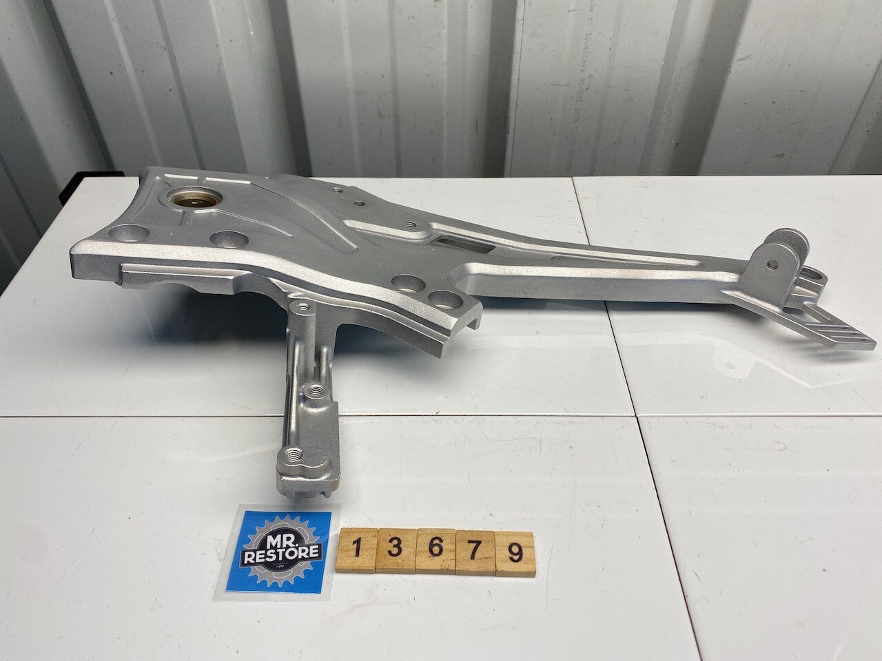 Kawasaki GPZ900R GPZ750R R/H Foot Rest Bracket - Vapour Blasted