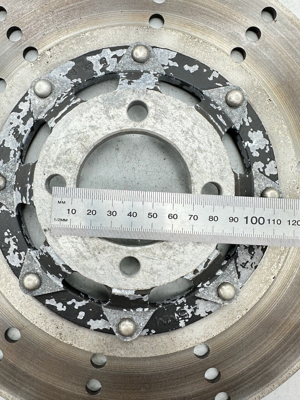 Kawasaki Z250 OEM Front Disc Rotor With 4.6mm Remaining