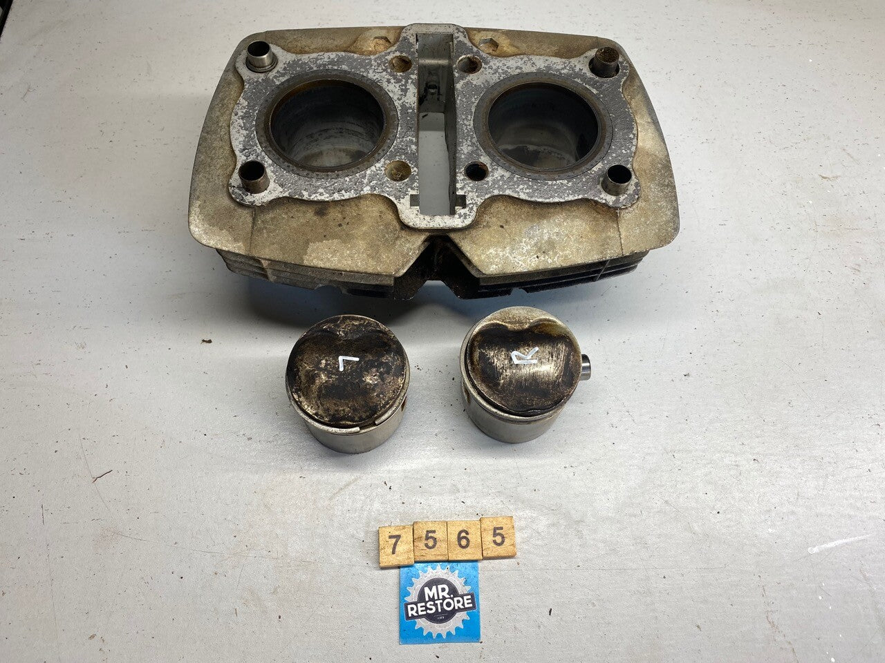 Honda CB250N CB250T Barrels Cylinders & Pistons at Original Bore (62mm)