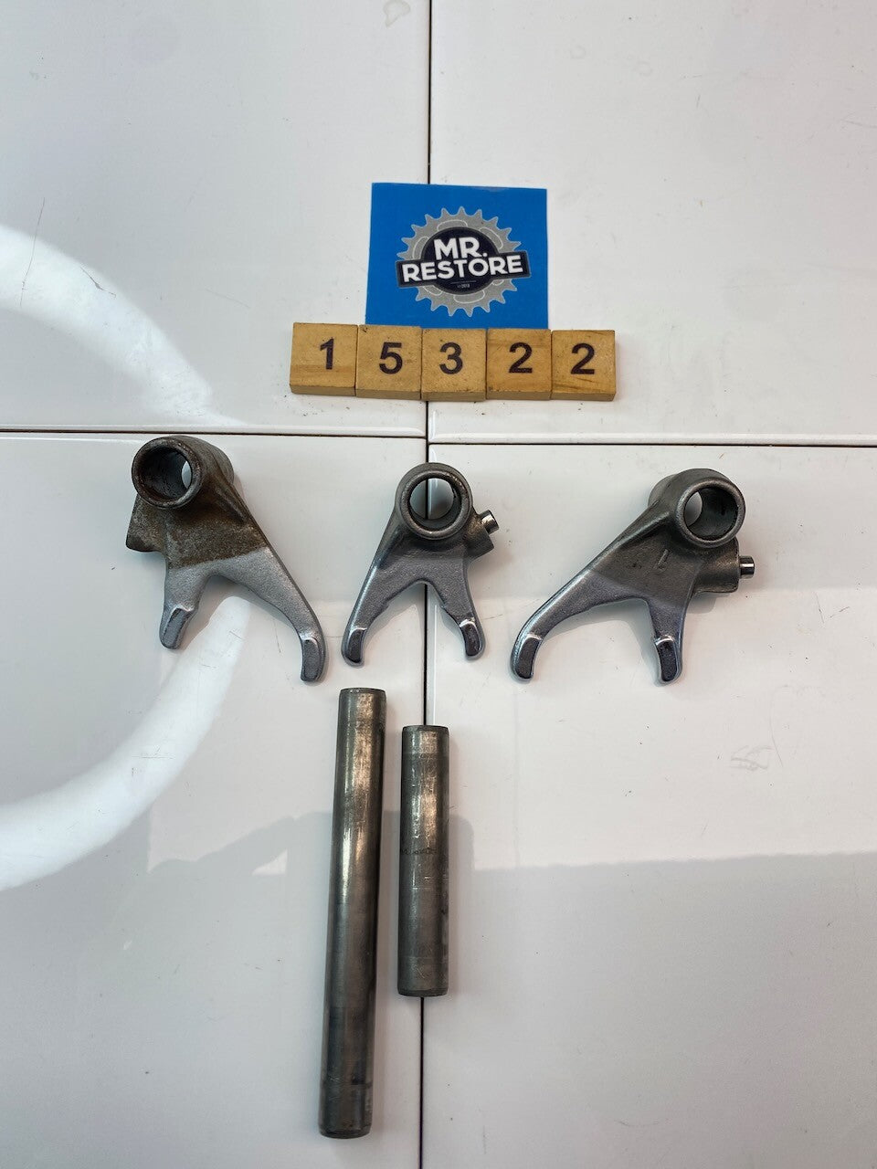 Yamaha YZ125 1982-85 Gear Shift Forks - 5X4-18512 5X4-18511 & 5X4-18513