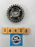Suzuki GN250 DR250 Transmission 3rd Driven Gear (25T) 24330-38200  24330-38202