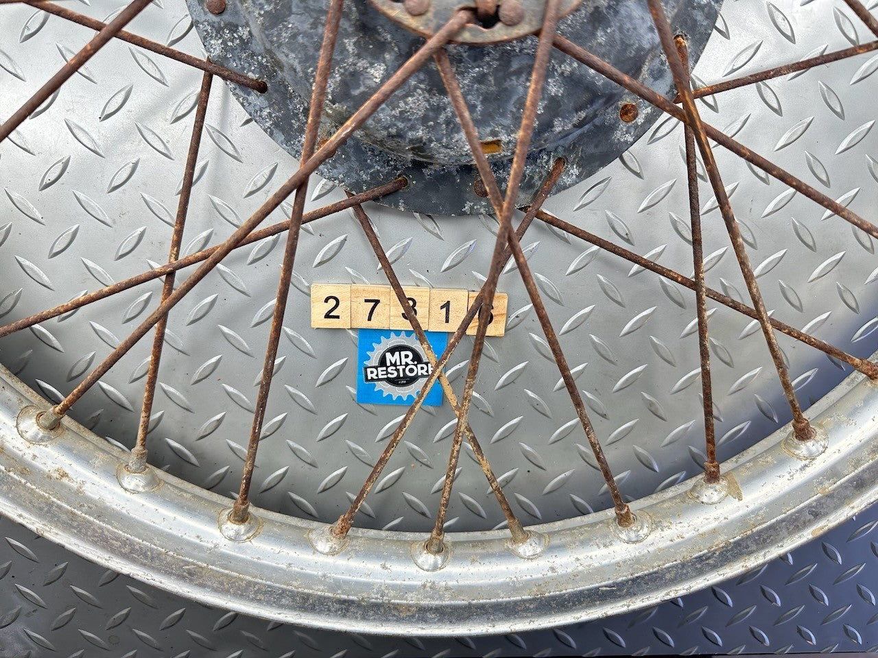 Suzuki SP370 '78-79' 21" Front Wheel